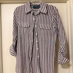 Vintage Striped button up shirt
